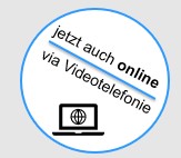 Jetzt auch Online via Videotelefonie